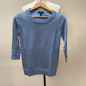 3/4 Sleeve crew neck lightweight sweater